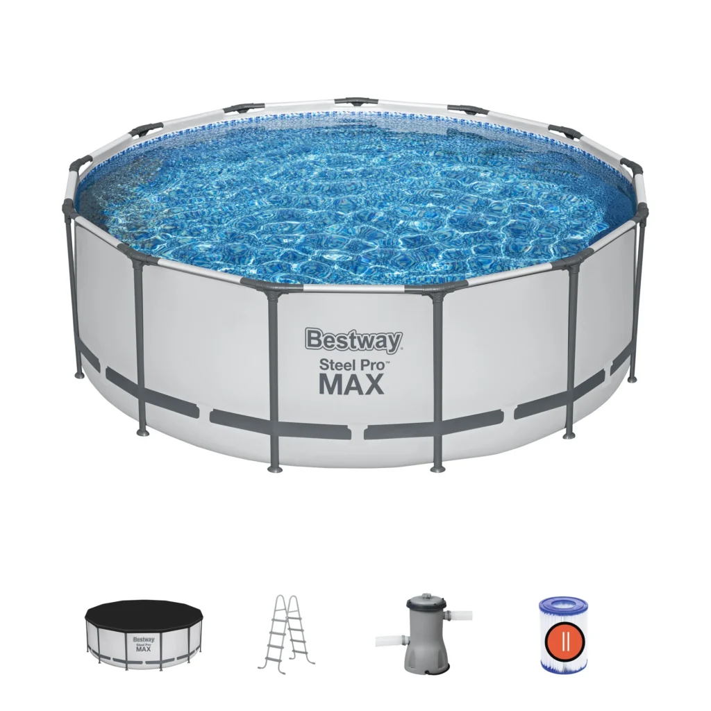 5612X Bestway Steel Pro® MAX Pool Set 14ft Diameter, 4ft Height ...