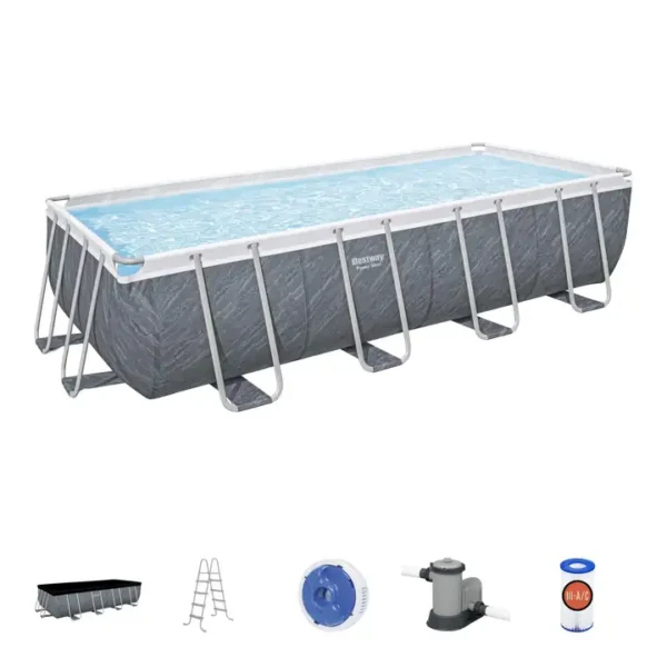 Bestway AGP set 18ftx9ftx48in Power Steel Rectangular Marble 56997AU@56998AA@56997AA 24SS 150dpi